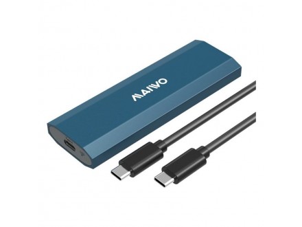 Maiwo Externo Kućište USB-C 3.1 na M.2 NVMe/SATA aluminium, K1690